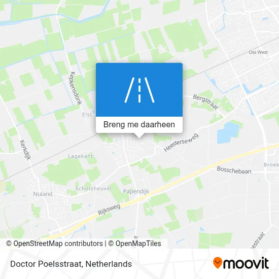 Doctor Poelsstraat kaart