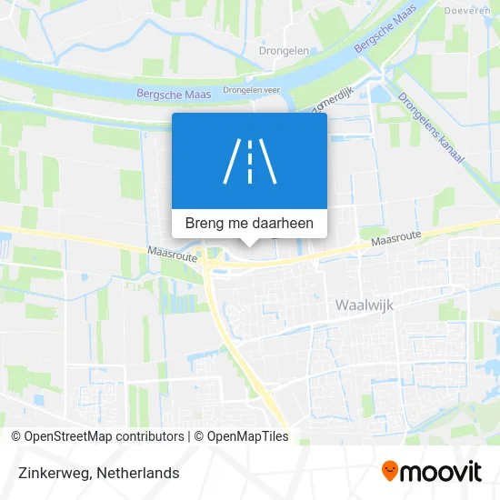 Zinkerweg kaart