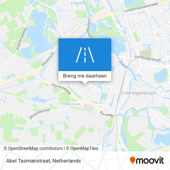 Abel Tasmanstraat kaart