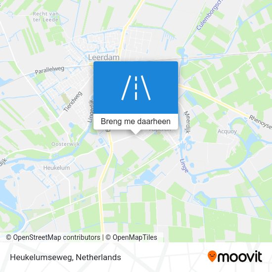 Heukelumseweg kaart