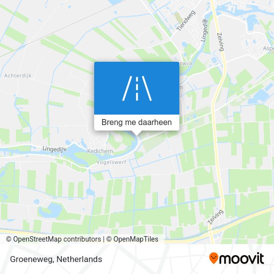 Groeneweg kaart