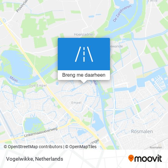 Vogelwikke kaart