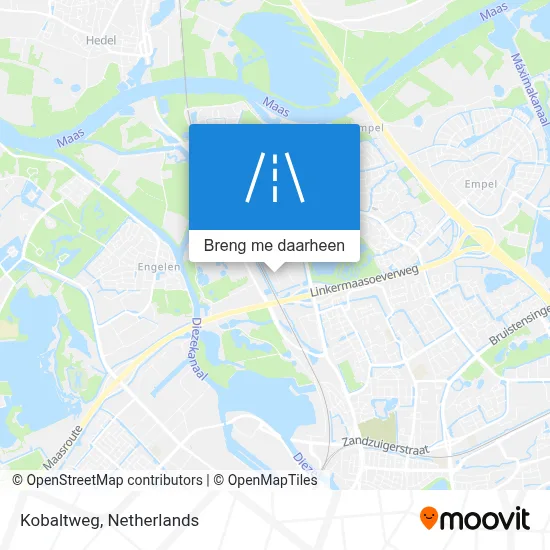 Kobaltweg kaart