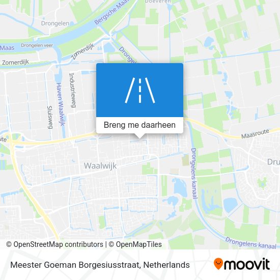 Meester Goeman Borgesiusstraat kaart