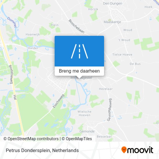 Petrus Dondersplein kaart