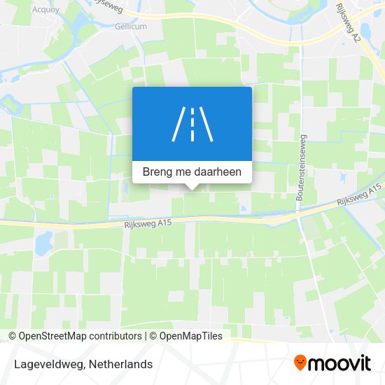 Lageveldweg kaart