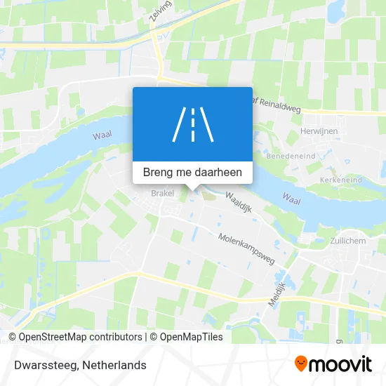 Dwarssteeg kaart