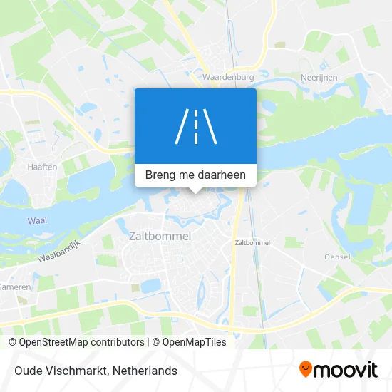 Oude Vischmarkt kaart