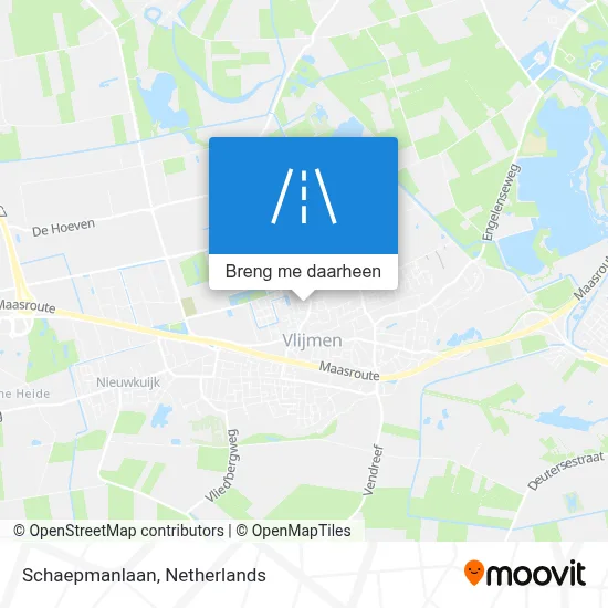 Schaepmanlaan kaart