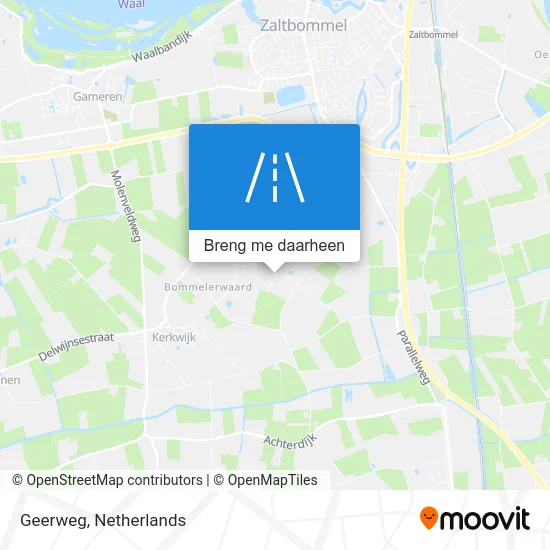 Geerweg kaart