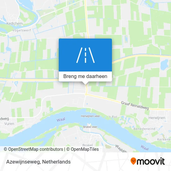 Azewijnseweg kaart