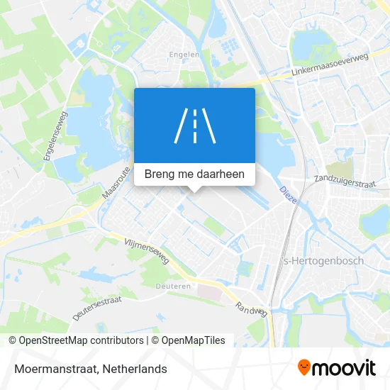Moermanstraat kaart