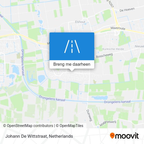 Johann De Wittstraat kaart