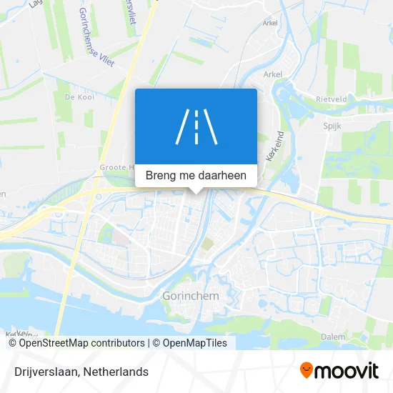 Drijverslaan kaart