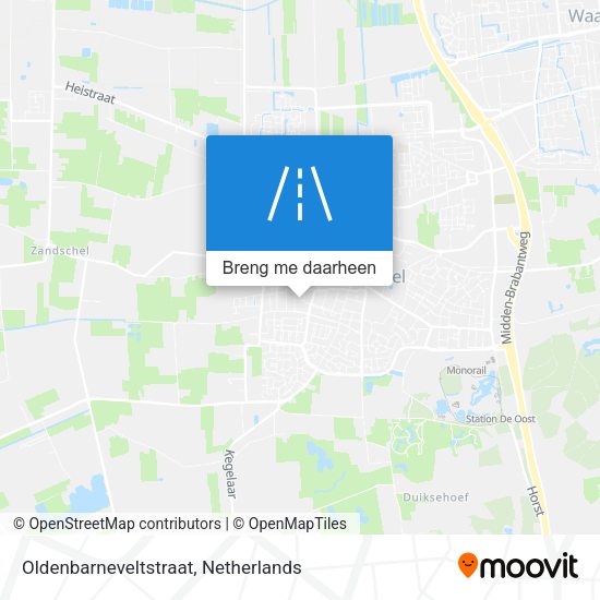 Oldenbarneveltstraat kaart