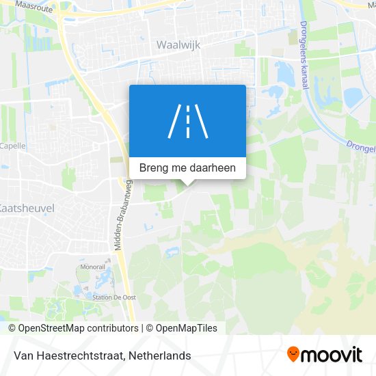 Van Haestrechtstraat kaart