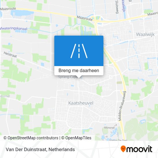 Van Der Duinstraat kaart