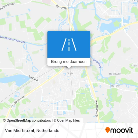 Van Miertstraat kaart