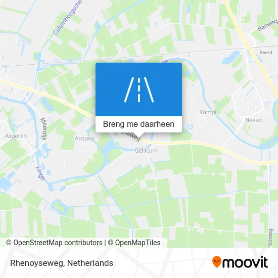 Rhenoyseweg kaart