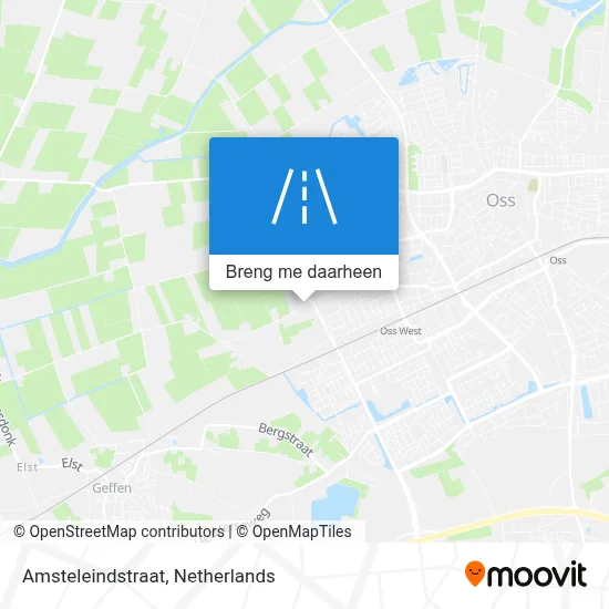 Amsteleindstraat kaart