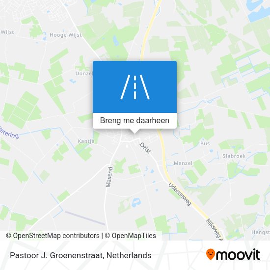 Pastoor J. Groenenstraat kaart