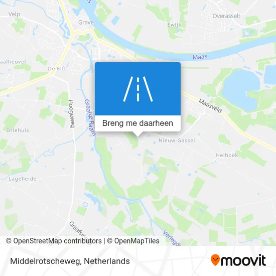 Middelrotscheweg kaart