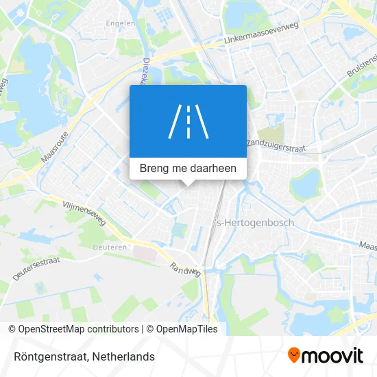 Röntgenstraat kaart