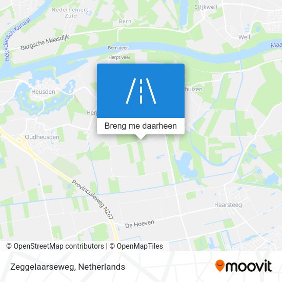 Zeggelaarseweg kaart