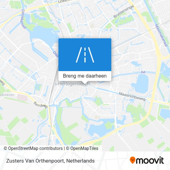 Zusters Van Orthenpoort kaart