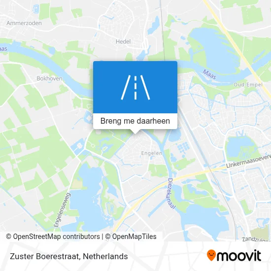 Zuster Boerestraat kaart