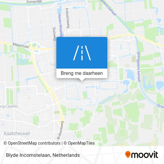 Blyde Incomstelaan kaart