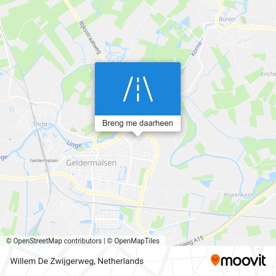 Willem De Zwijgerweg kaart