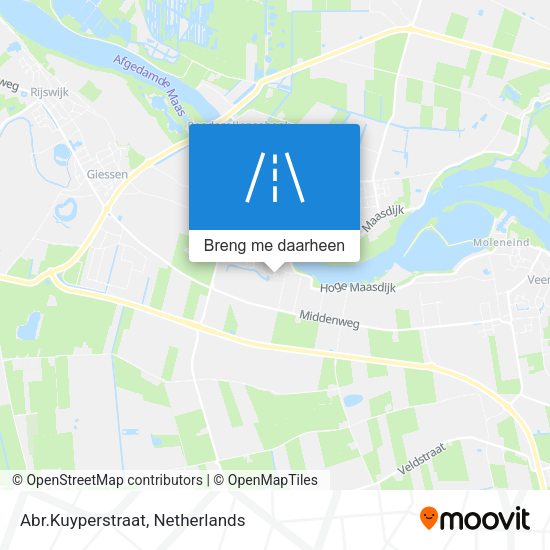 Abr.Kuyperstraat kaart