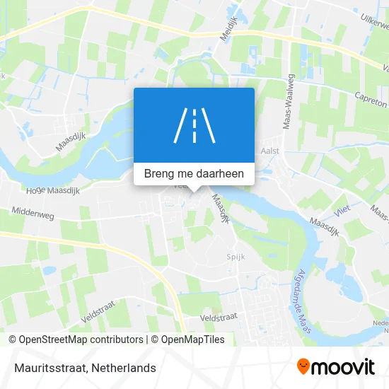 Mauritsstraat kaart