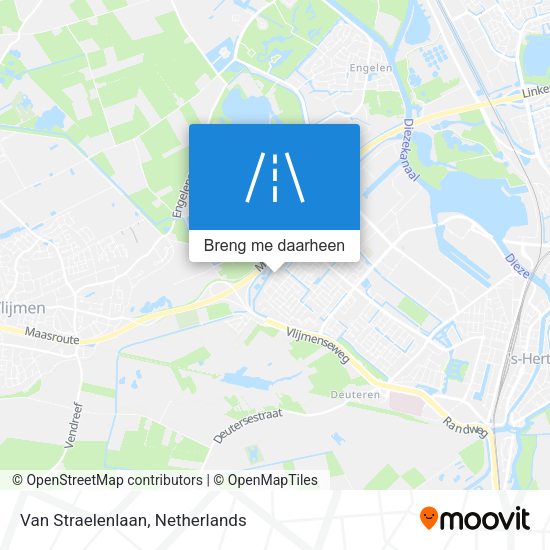 Van Straelenlaan kaart