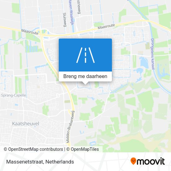 Massenetstraat kaart