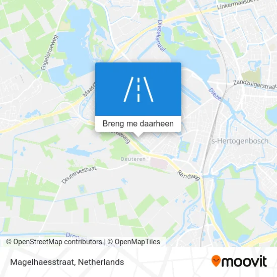Magelhaesstraat kaart