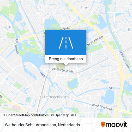Wethouder Schuurmanslaan kaart