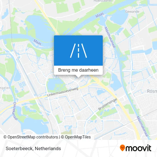 Soeterbeeck kaart