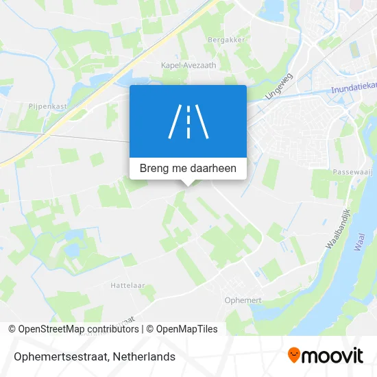 Ophemertsestraat kaart
