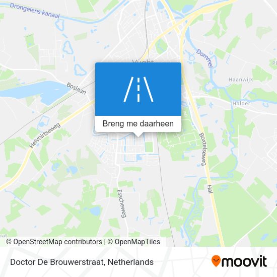 Doctor De Brouwerstraat kaart