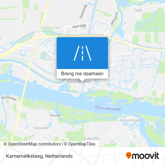 Karnemelksteeg kaart