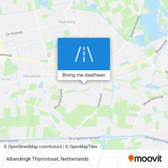 Alberdingk Thijmstraat kaart