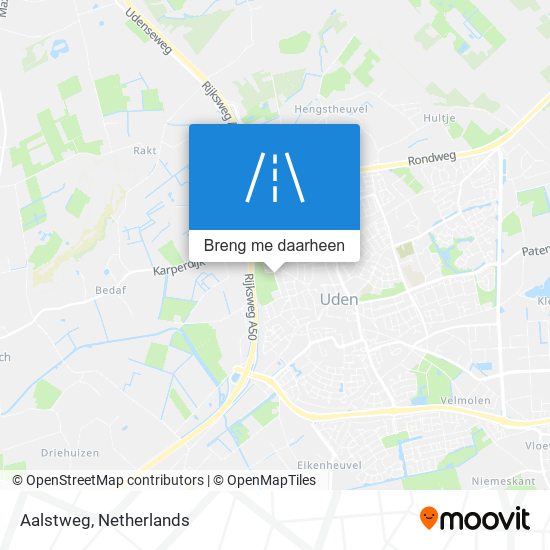 Aalstweg kaart