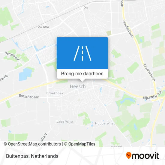 Buitenpas kaart