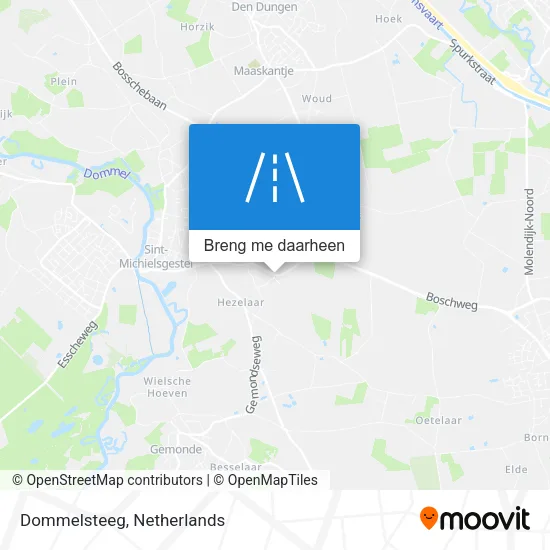 Dommelsteeg kaart
