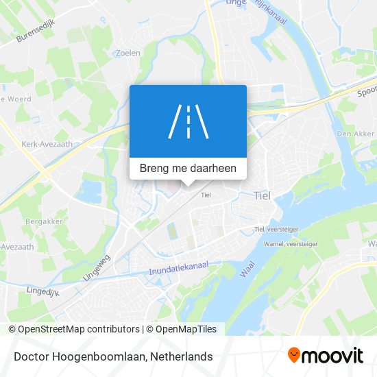 Doctor Hoogenboomlaan kaart