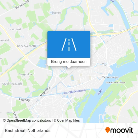 Bachstraat kaart