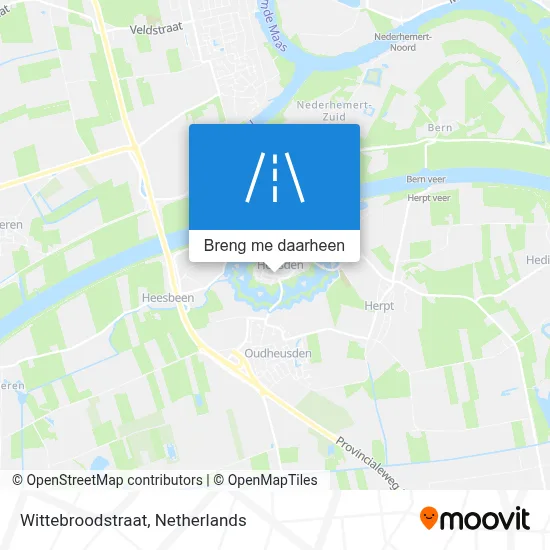 Wittebroodstraat kaart