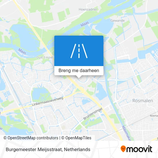 Burgemeester Meijsstraat kaart